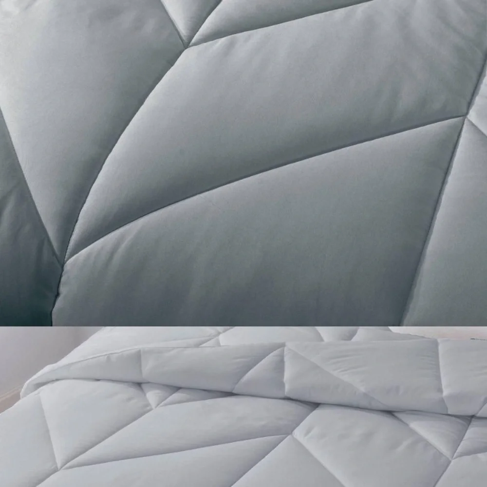 Today only NWT St James Home Gray Chevron Quilted Comforter Set King